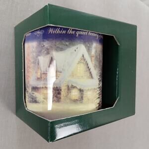 Deer Creek Cottage Thomas Kinkade Painter Of Light Fine Ceramic Mug 1998 12oz